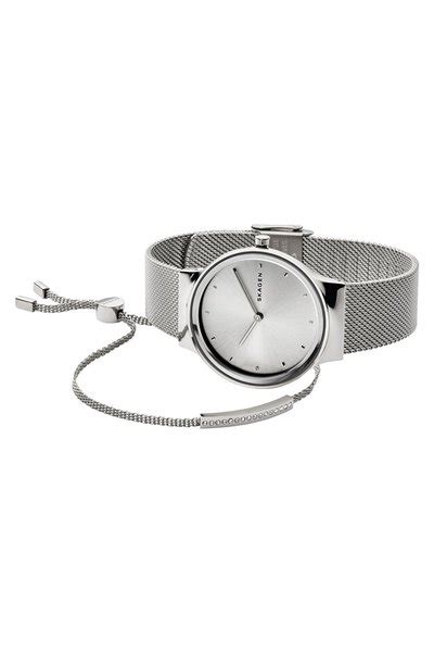 freja steel mesh watch merete bracelet box set|Skagen Freja Steel.